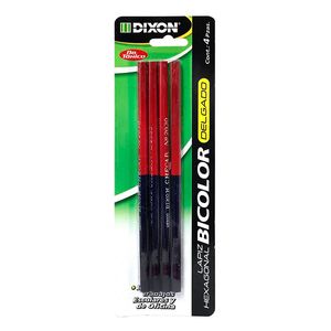 Lapiz Bicolor Hexag Delg Dixon Blt Con 4 29803