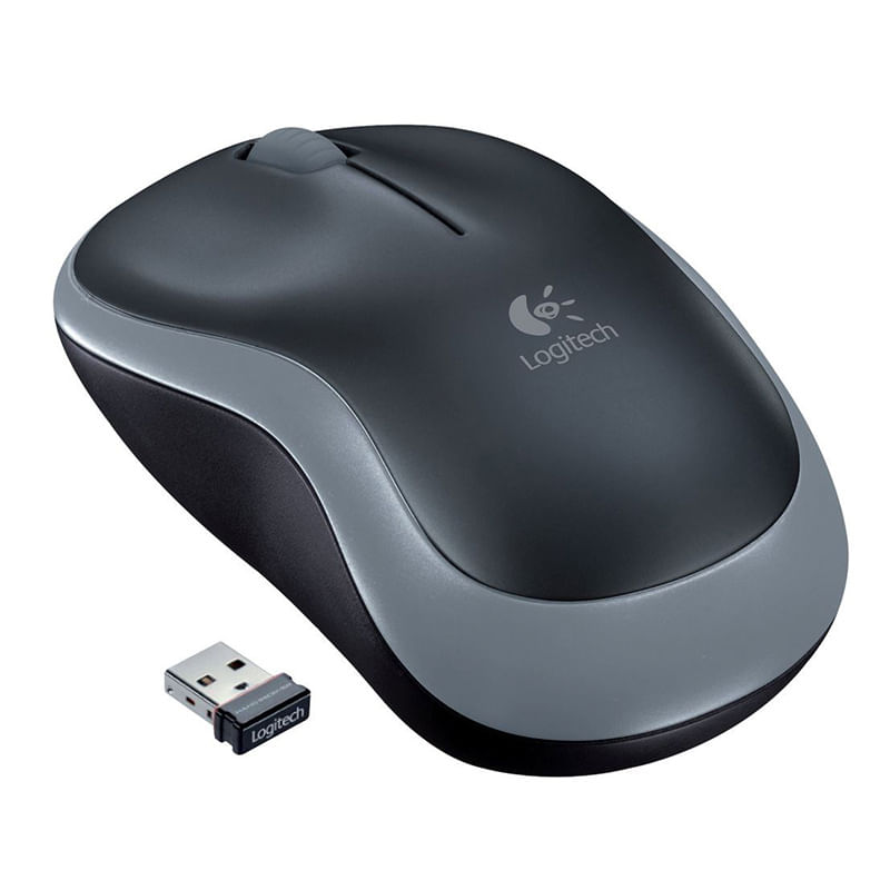 MOUSE INALAMBRICO M185 GRIS