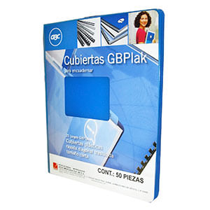 Cubierta Plastica Carta Azul Rayas  25 Juegos P3551