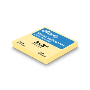 Notas Adhesivas Ofix 3X3 Amarillo C/100H 6560303104Ofix