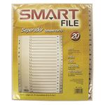 SEPARADOR ALFABETICO A-Z 20DIV SMART PLASTICO
