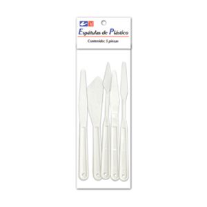 Espatula Plastica Con 5 Pzas 4771