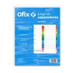 SEPARADOR OFIX 12DIV MENSUAL