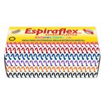 ESPIRAL PLASTICO 13MM COLORES CON 84PZAS ESPIRAFLEX