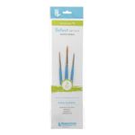 SET #1 C/3 PINCELES: REDONDO, LINER Y LINER EXTRA