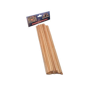 PALO NATURAL DE MADERA 30X4MM C/20 PZAS