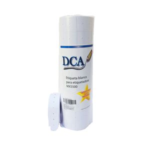 Etiqueta Blanca 1 Linea Marca Precios Con 10 Rollos Emp08Bca