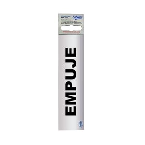 Señal Aluminio Lam Empuje 16.5X4.5Cm 306.6505