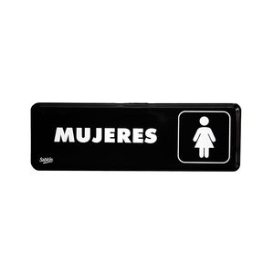 Señal Plastico Baños Mujeres 23X7.5Cm 306.7919