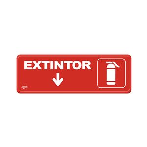 Señal Plastico Extintor 23X7.5Cm 306.7907