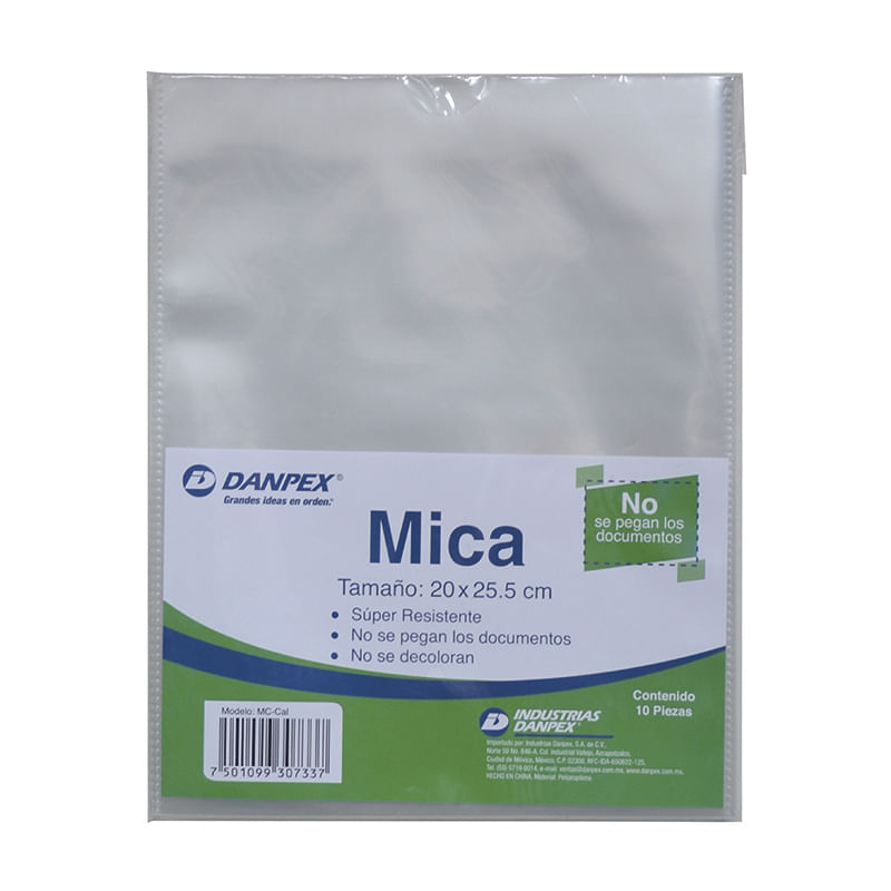 MICA CALIFICACIONES 195 X 25 CM CON 10PZAS