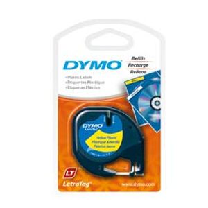 Cinta Para Rotulador Lt Amllo/Ngro 12Mmx4M   Dymo 91332
