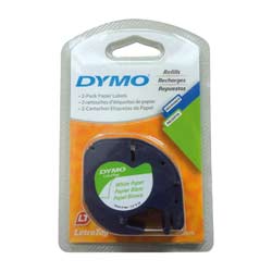 CINTA PARA ROTULADOR LT BLCO/NGRO PAPEL 12MMX4M  DYMO
