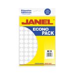 ETIQUETA BLANCA ECO PACK No28 CIRCULAR 19MM C/840