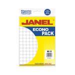 ETIQUETA BLANCA ECO PACK No9 CIRCULAR 13MM C/1680