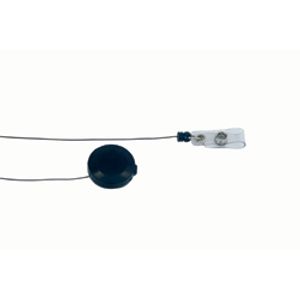 Cordon Elastico (Yoyo) Para Gafete Negro Elastico