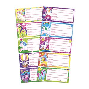 Etiqueta Escolar Fantasía Bolsa C/2 Etc0Bces08