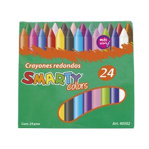 Crayon Red Estandar Con 24 Smarty 40502