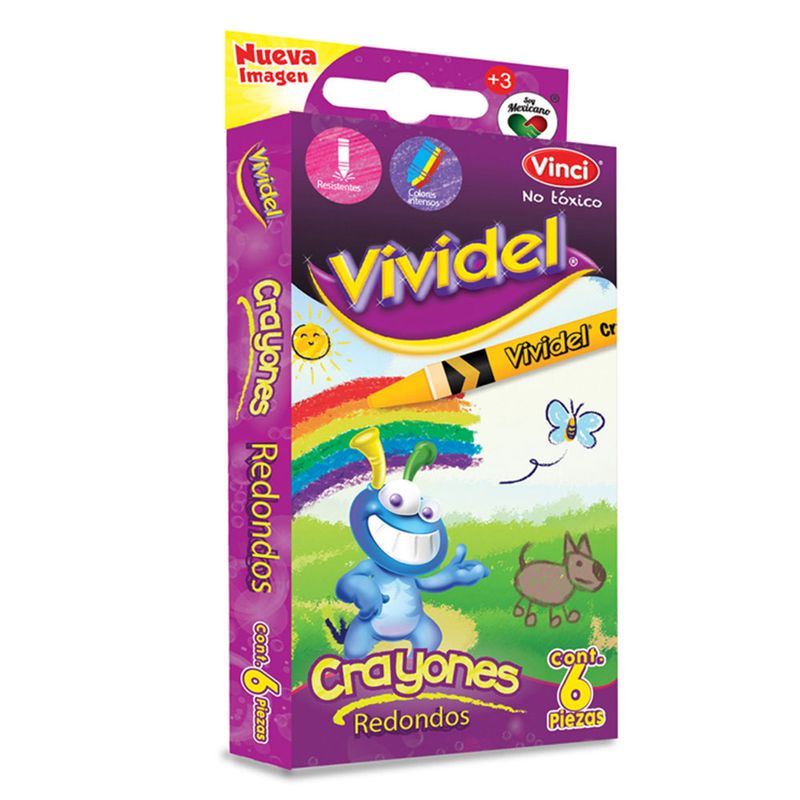CRAYON RED ESTANDAR CON 6 VIVIDEL