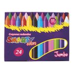 CRAYON RED JUMBO C/24 SMARTY