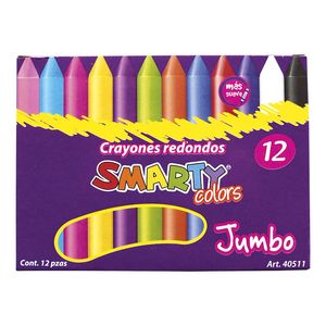 Crayon Red Jumbo Con 12 Smarty 40511