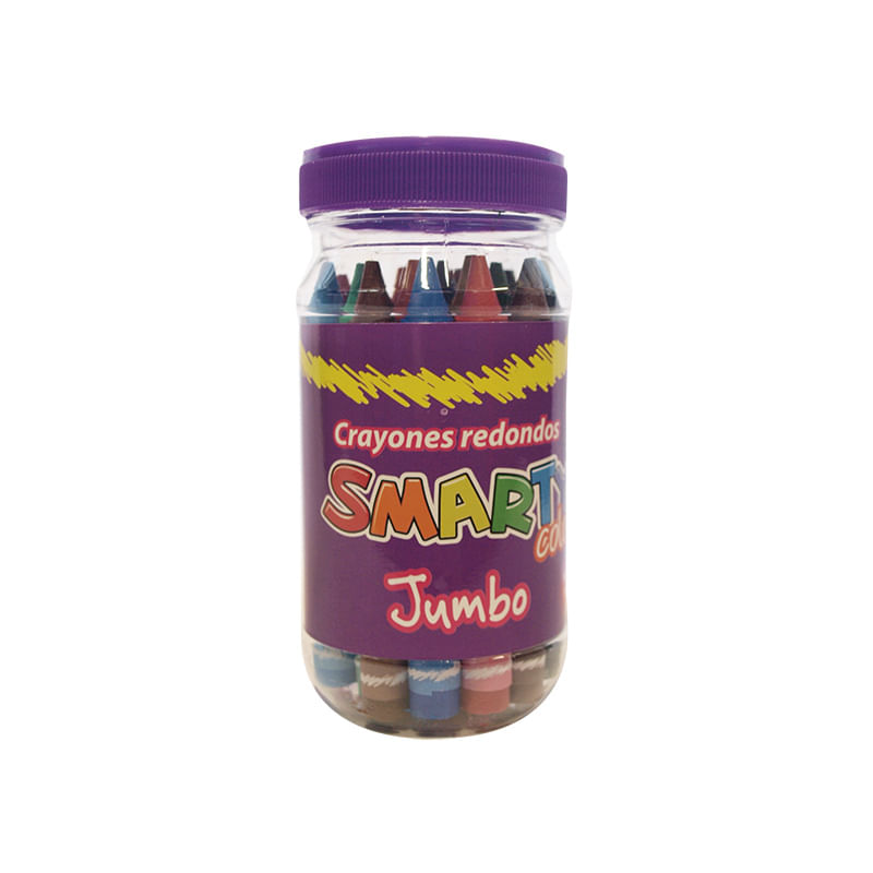 CRAYON RED JUMBO CON 20 SMARTY COLORS BOTE