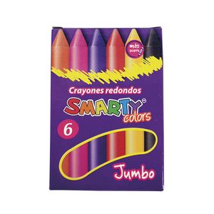 Crayon Red Jumbo Con 6 Smarty 40510