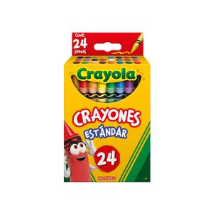 Crayon Redondo Estandar 24 Colores Crayola 52-3024