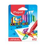 CRAYON TRIANGULAR ESTANDAR CON 12 COLOR'PEPS
