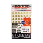 ETIQUETA ESTRELLA CHICA ORO METALICO