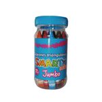 CRAYON TRIANGULAR JUMBO CON 20 SMARTY COLORS BOTE