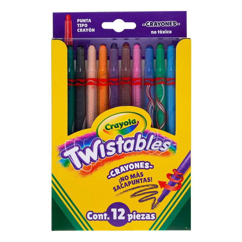 CRAYON TWISTABLES L-12 CRAYOLA