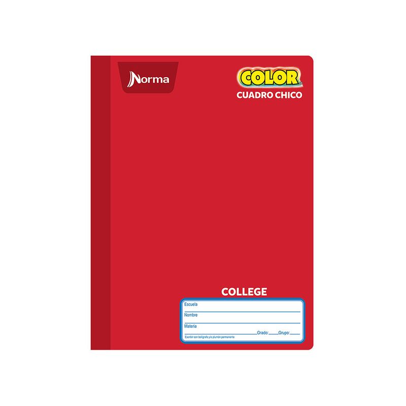 CUADERNO COSIDO COLLEGE 100H C-5 NORMA COLOR