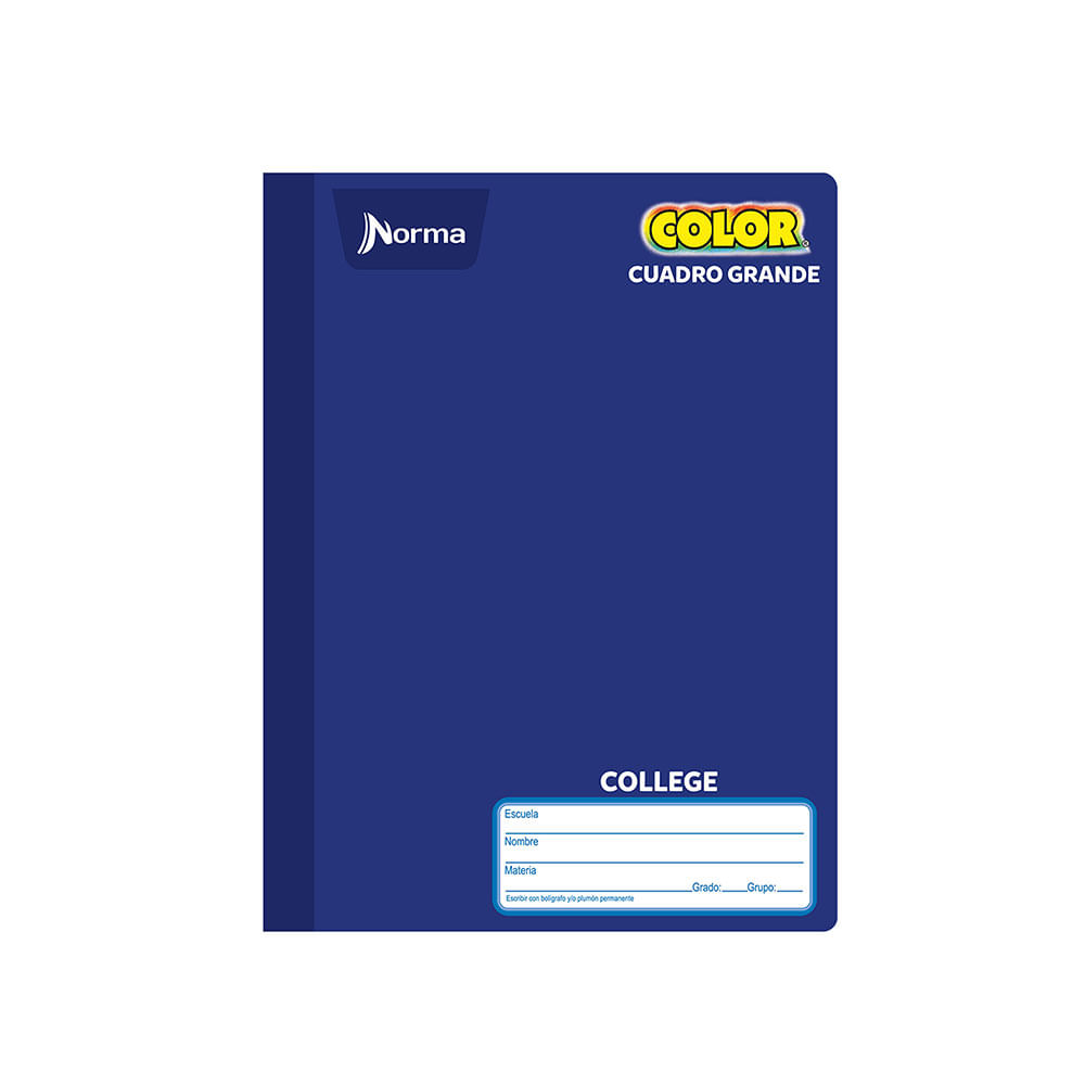 Cuaderno Cosido College 100H C-7 Norma Color 581287 Ofix