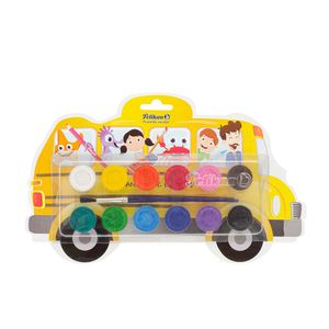 Acuarela Escolar Estuche C/12+Pincel Pelikan 7501208