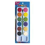 ACUARELA ESTUCHE CON 12 PASTILLAS SMARTY