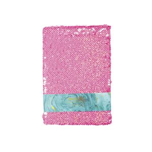 Cuaderno Cosido Frances 80H Rayas Lentejuela 08404