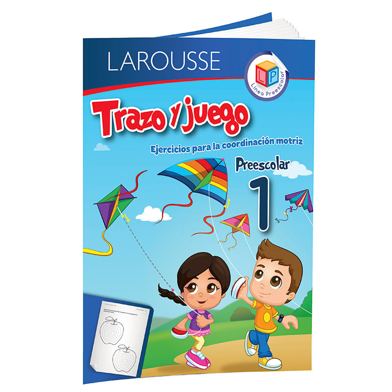 LIBRO EJERCICIOS TRAZO Y JUEGO PREESCOLAR 1