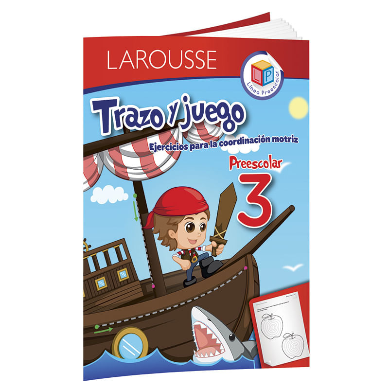 LIBRO EJERCICIOS TRAZO Y JUEGO PREESCOLAR 3