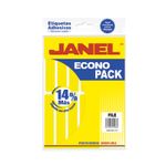 ETIQUETA FLUORESCENTE ECO PACK AMARILLO No20 FILE 20X105 C/112