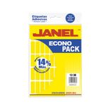 ETIQUETA FLUORESCENTE ECO PACK AMARILLO No6 13X38 C/400