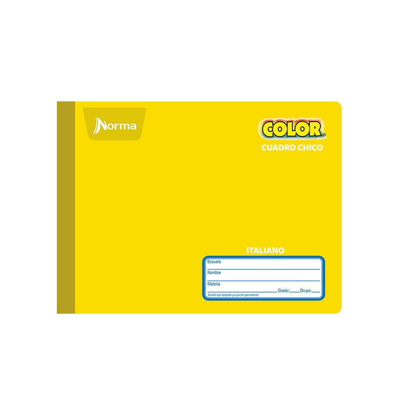 CUADERNO COSIDO ITAL 100H C-5 NORMA COLOR
