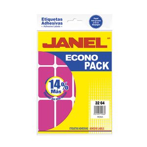 Etiqueta Fluorescente Eco Pack Rosa No.24 32X64 C/96 E063264220