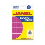ETIQUETA FLUORESCENTE ECO PACK ROSA No6 13X38 C/400