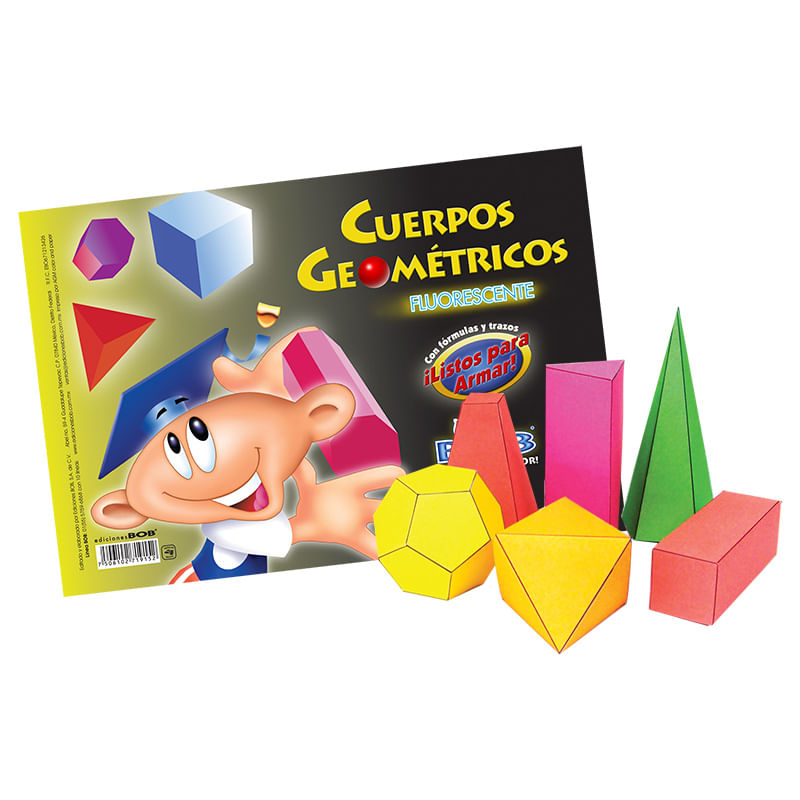 ALBUM CUERPOS GEOMETRICOS FLUORESCENTE