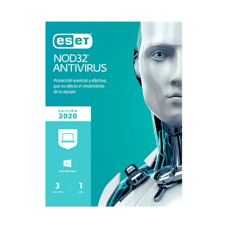 ANTIVIRUS ESET NOD32 3 USUARIO V13 2020