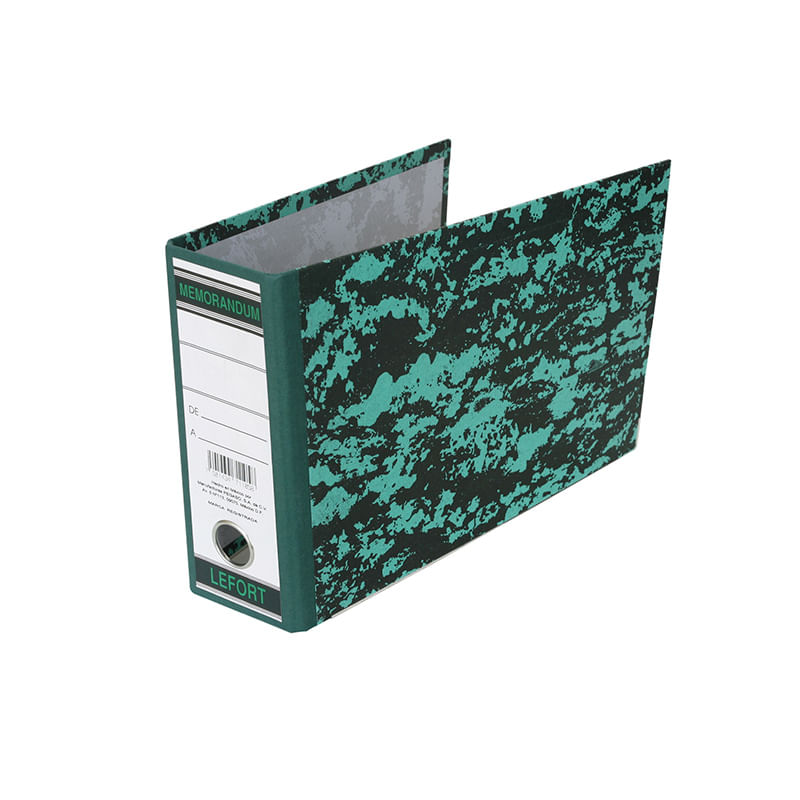 ARCHIVADOR MEMORANDUM MARMOLEADO VERDE LEFORT