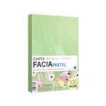 PAPEL CARTA PASTEL VERDE 37K C/100HJS