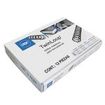 ARILLO METALICO 1" NEGRO 20PZAS TWIN LOOP