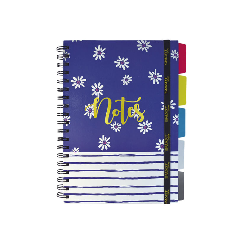CUADERNO ESPIRAL COLLEGE 96H C-7 FLORAL PD